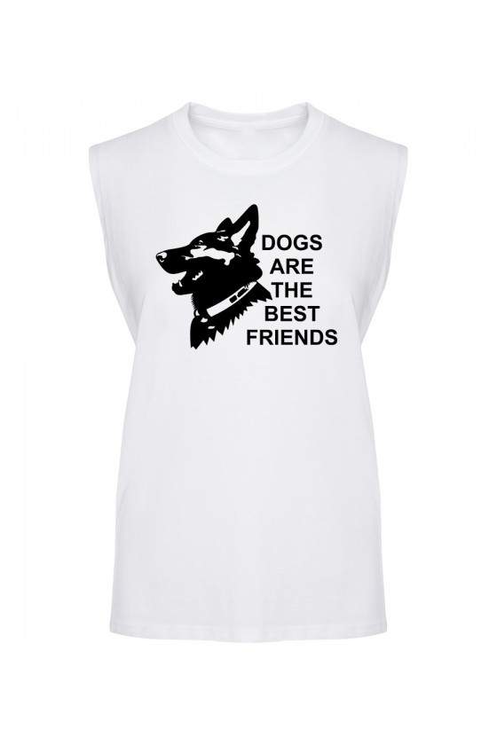 Koszulka Męska Tank Top Dogs Are The Best Friends