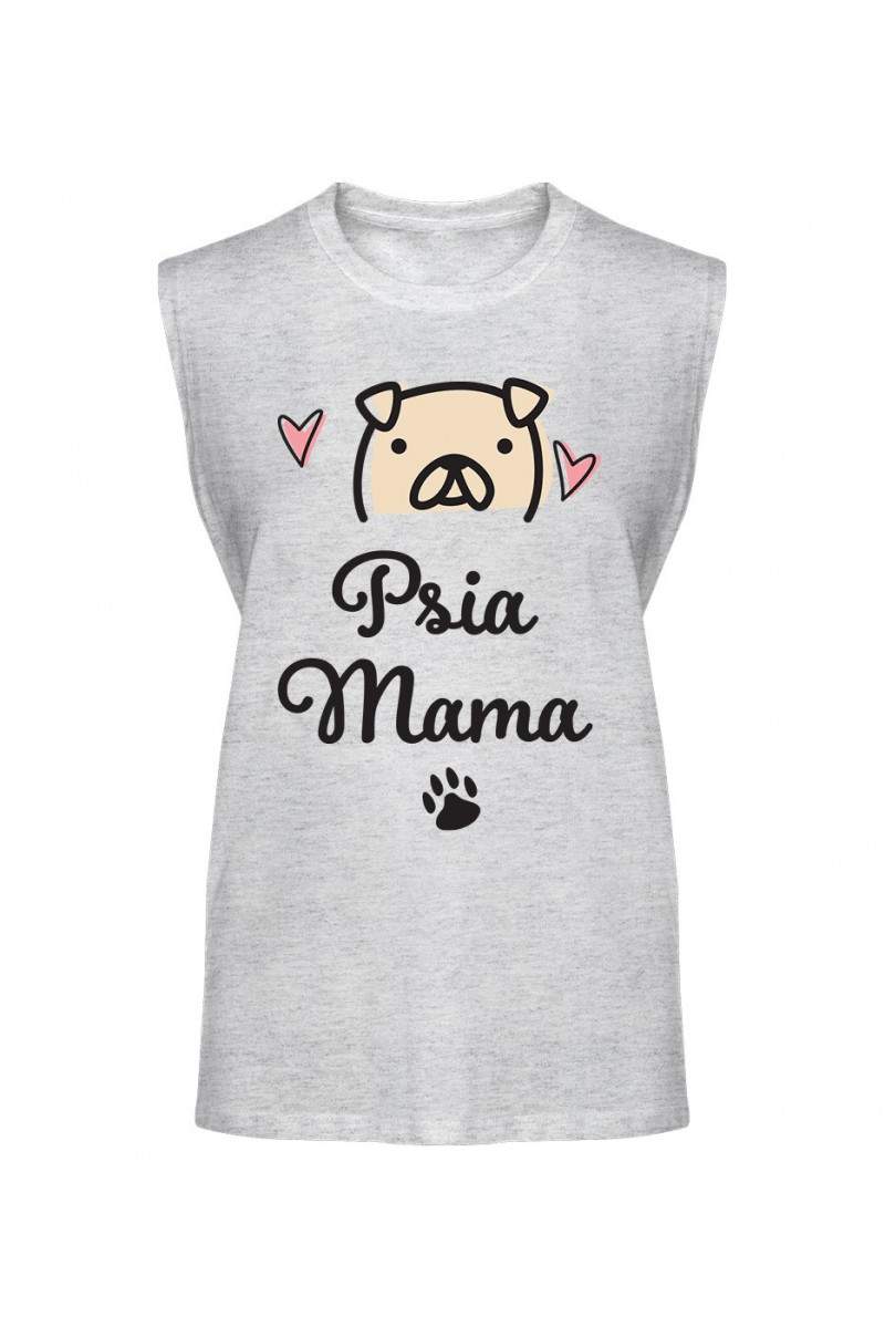 Koszulka Męska Tank Top Psia Mama