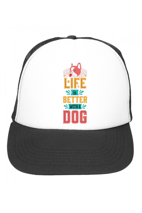 Czapka z daszkiem Life Is Better With A Dog