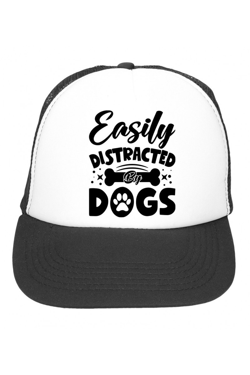 Czapka z daszkiem Easily Distracted By Dogs