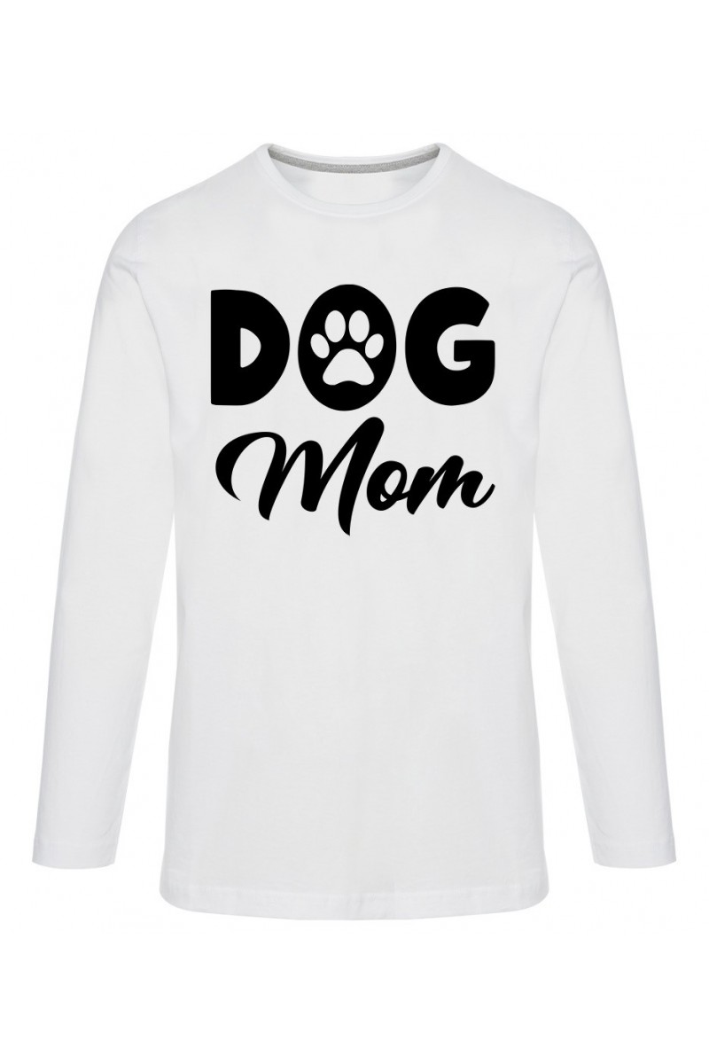Koszulka Męska Longsleeve Dog Mom II