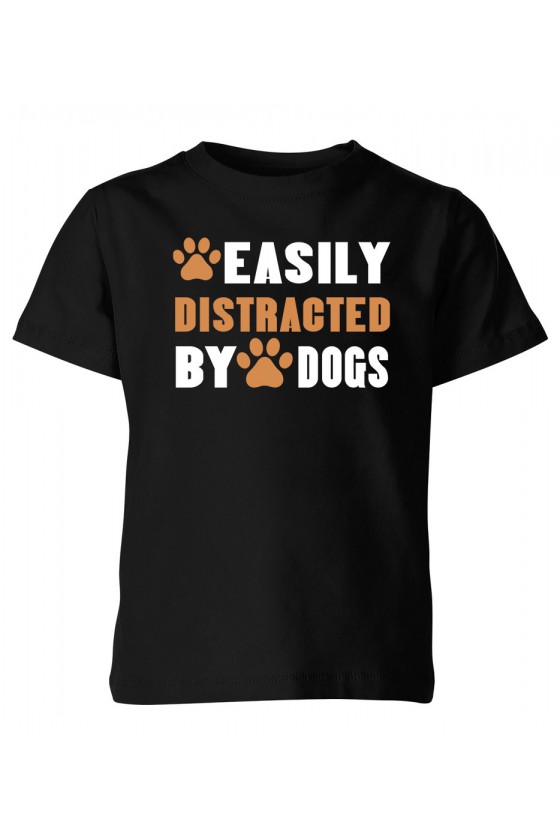 Koszulka Dziecięca Easily Distracted By Dogs II