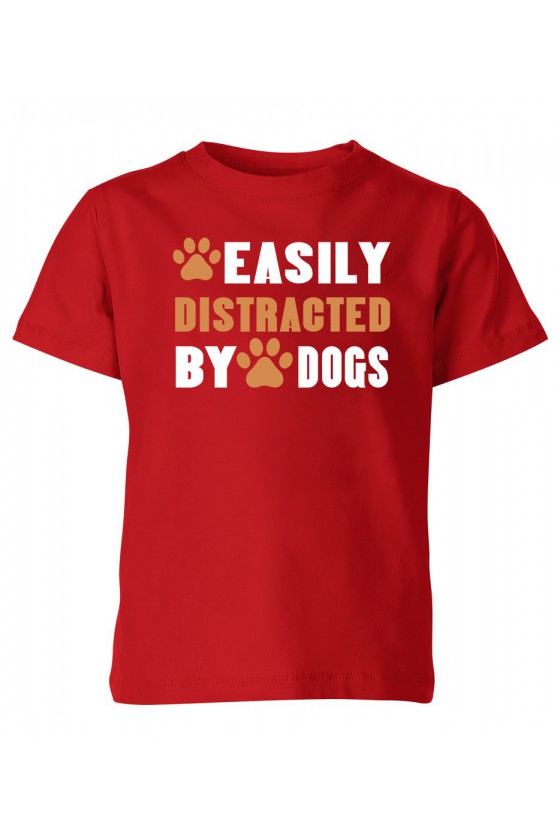 Koszulka Dziecięca Easily Distracted By Dogs II
