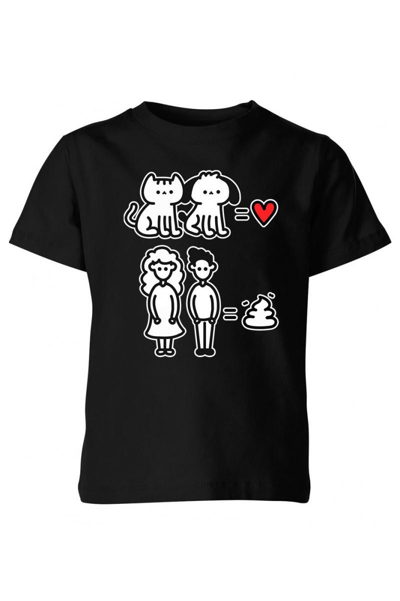 Koszulka Dziecięca Jak Pies z Kotem