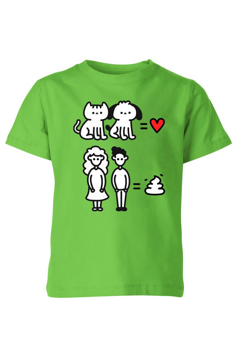Koszulka Dziecięca Jak Pies z Kotem
