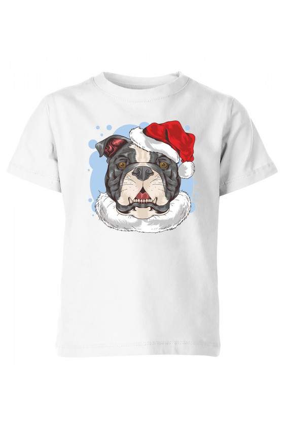 Koszulka Dziecięca Świąteczny Pies
