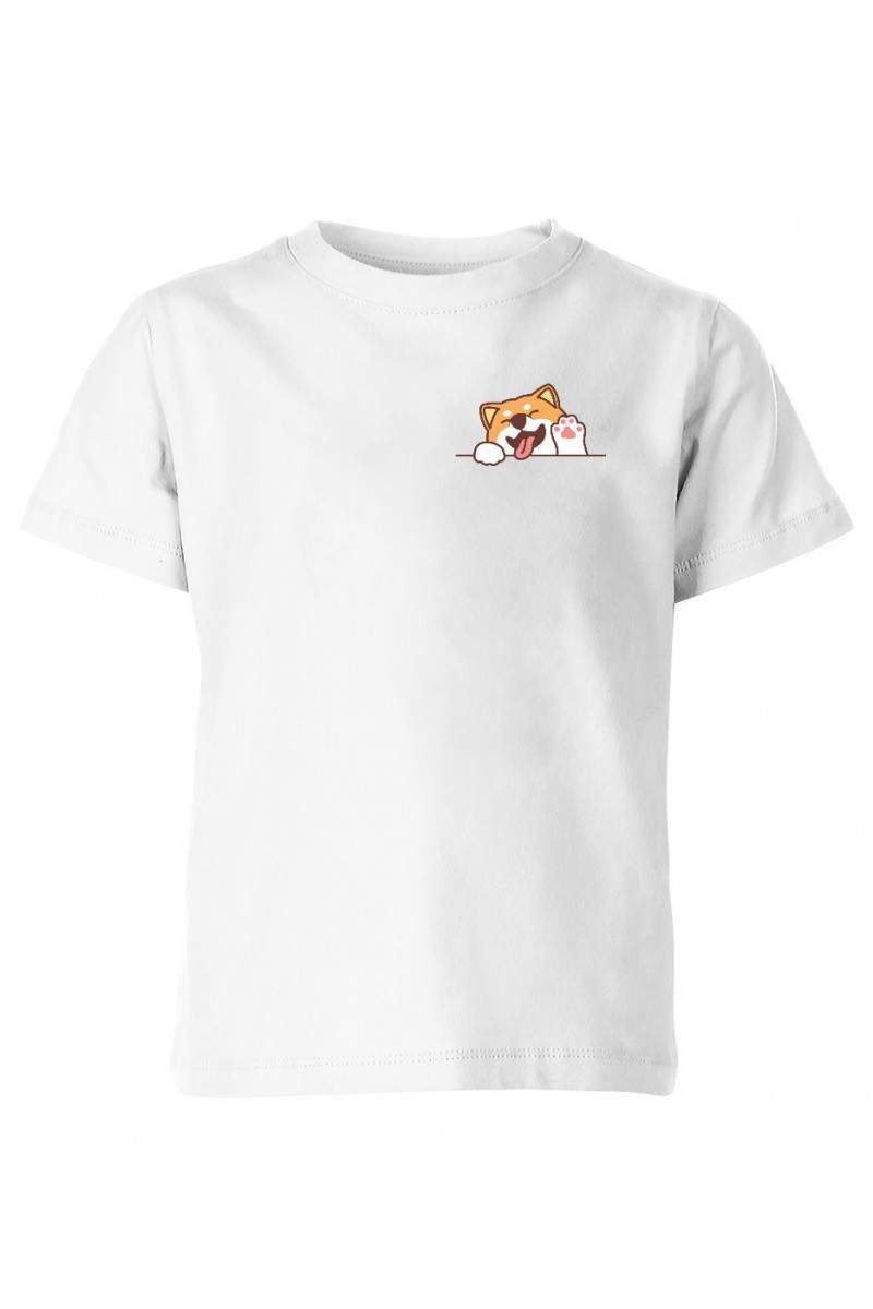 Koszulka Dziecięca Machający Shiba