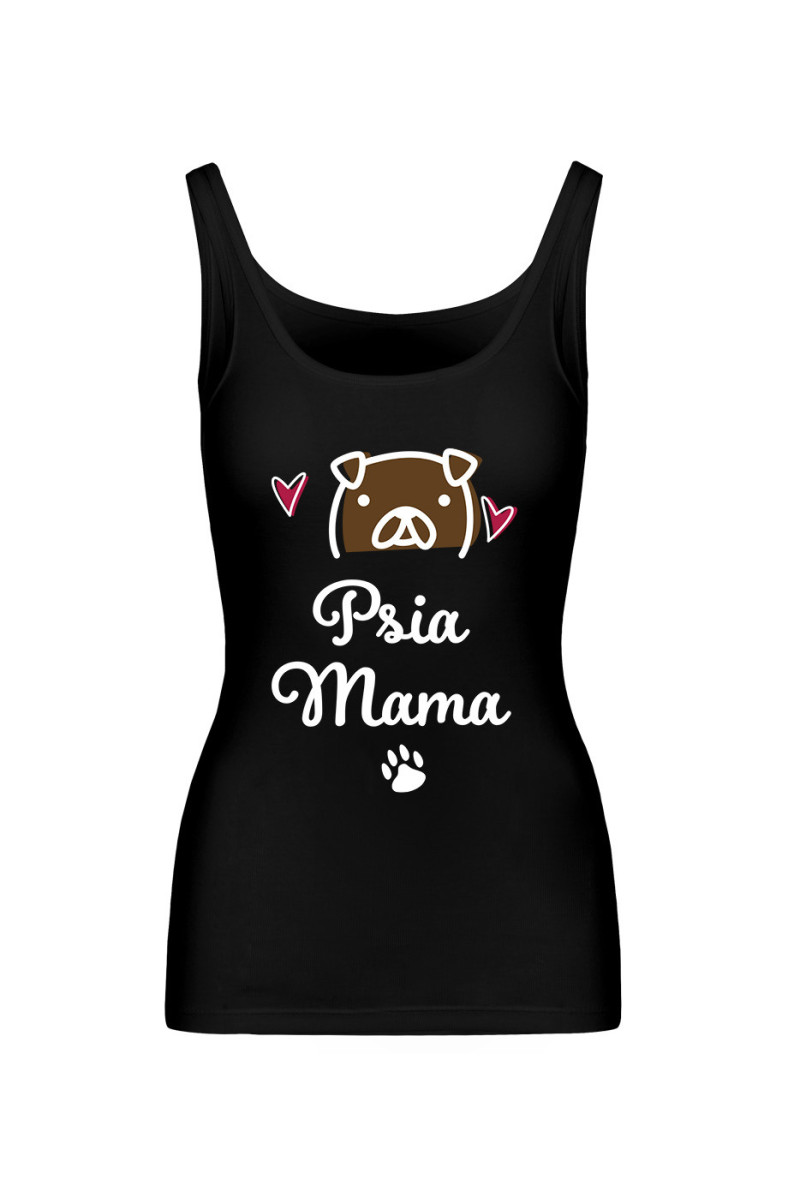 Koszulka Damska Tank Top Psia Mama