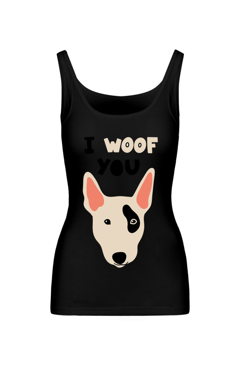 Koszulka Damska Tank Top I Woof You