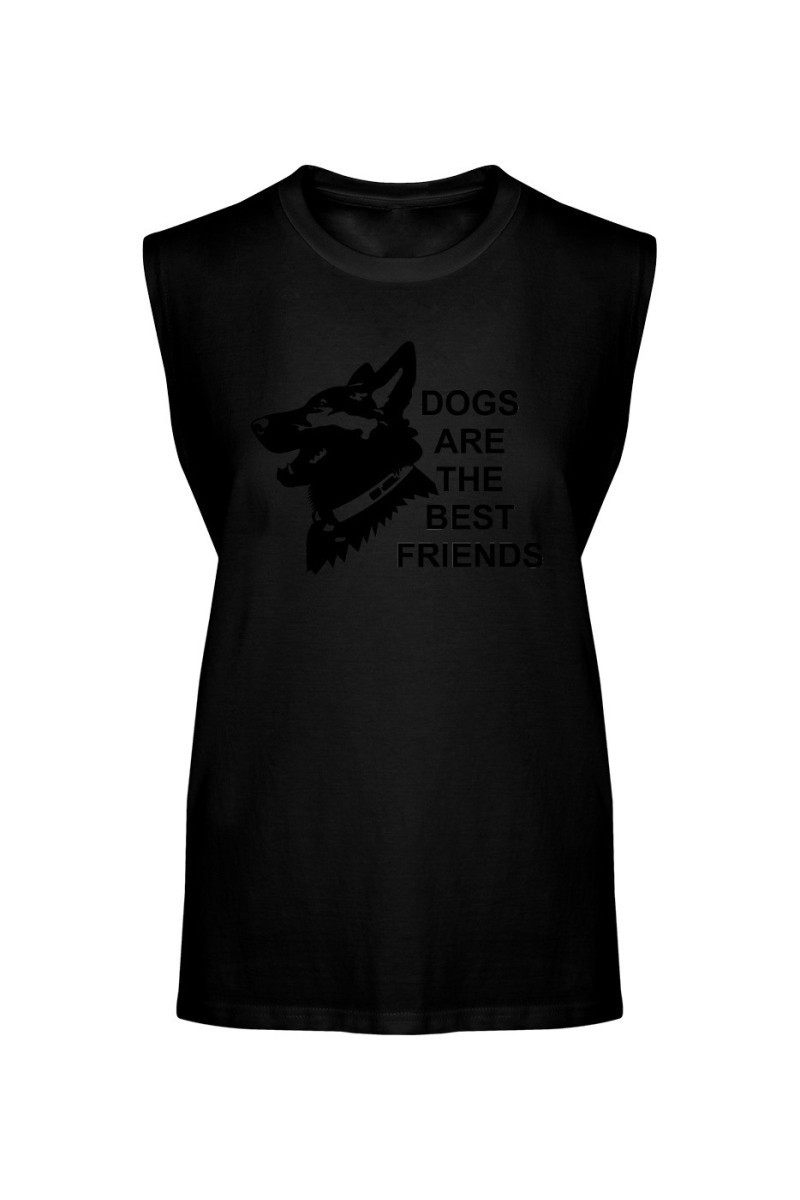 Koszulka Męska Tank Top Dogs Are The Best Friends