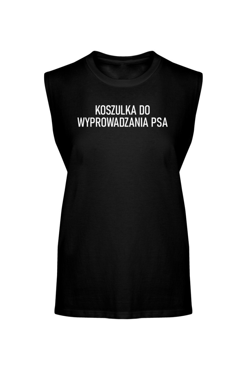 Koszulka Męska Tank Top Koszulka Do Wyprowadzania Psa