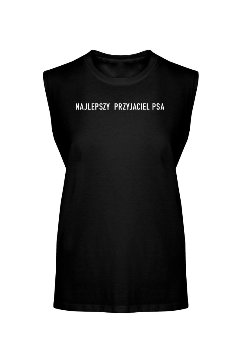 Koszulka Męska Tank Top Najlepszy Przyjaciel Psa