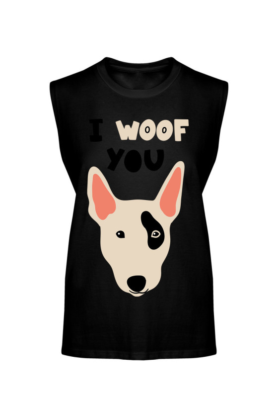 Koszulka Męska Tank Top I Woof You