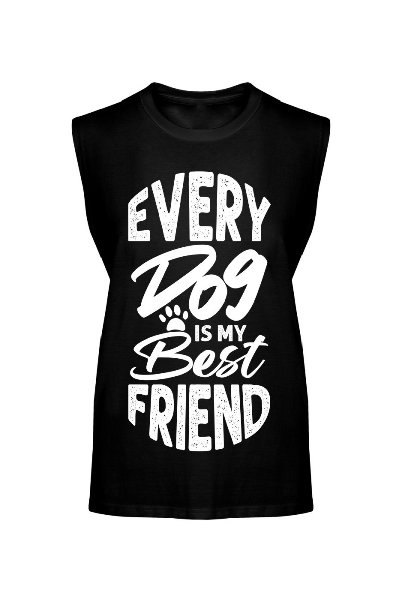 Koszulka Męska Tank Top Every Dog Is My Best Friend